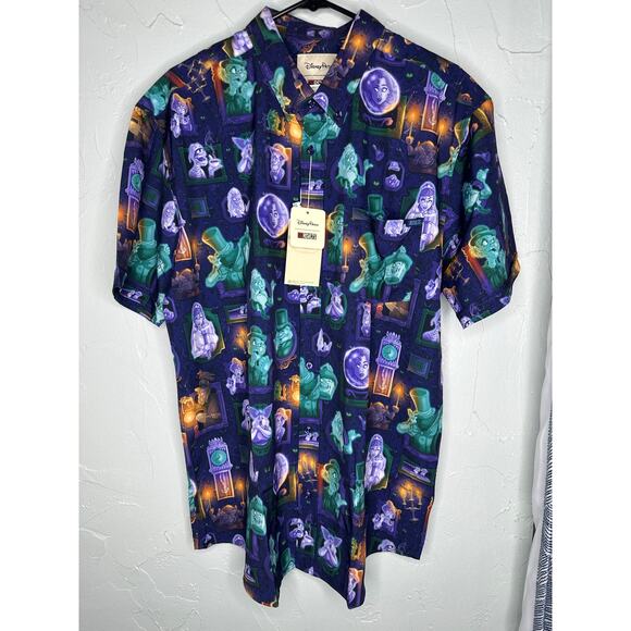 Disney Parks 2025 Disney RSVLTS Haunted Mansion Shirt
Navy Button Up
Ghosts - Picture 1 of 6